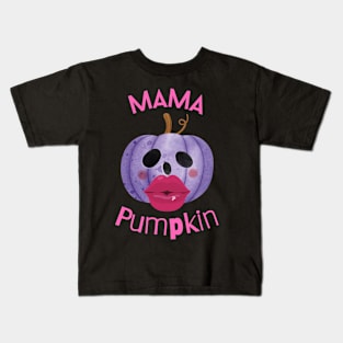 MAMA PUMPKIN - Funny Halloween Pumpkin Head | Halloween Costume Kids T-Shirt